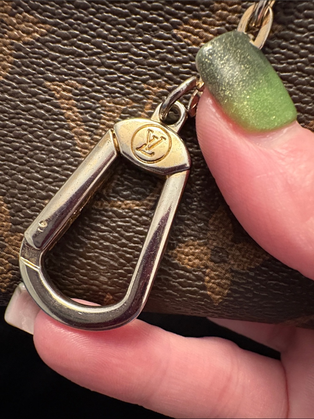 LV Monogram Canvas Coin Pouch - Brown & Tan - Picture 5 of 15